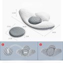 Poduszka lędźwiowa regulowana do spania pod plecy ergonomiczna Poduszka lędźwiowa regulowana do spania pod plecy ergonomiczna