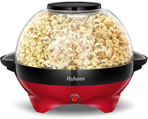 Maszyna URZĄDZENIE do popcornu Yabano 800W 5L CZERWONE