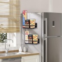 2x PÓŁKA NA PRZYPRAWY Magnetyczna organizer na lodówkę mocny magnes