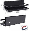 2x PÓŁKA NA PRZYPRAWY Magnetyczna organizer na lodówkę mocny magnes