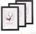drewniana ramka 3 szt wisząca stojąca na zdjęcia obrazki czarna 33x 23,5 cm drewniana ramka 3 szt wisząca stojąca na zdjęcia obrazki czarna 33x 23,5 cm