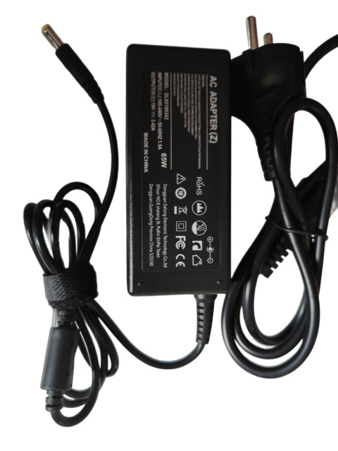 ZASILACZ DO LAPTOPA 65 W 19 V 3,42 A ŁADOWARKA ZASILACZ DO LAPTOPA 65 W 19 V 3,42 A ŁADOWARKA