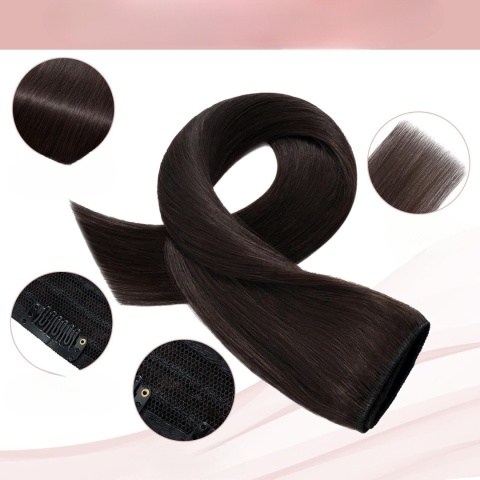 Przedłużki z włosów naturalnych Silk-co 40 cm jednoczęściowe clip Przedłużki z włosów naturalnych Silk-co 40 cm jednoczęściowe clip