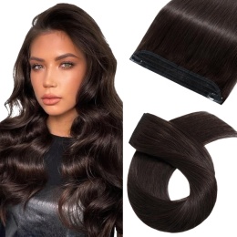 Przedłużki z włosów naturalnych Silk-co 40 cm jednoczęściowe clip