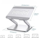 SKŁADANA REGULOWANA ALUMINIOWA PODSTAWKA UCHWYT STOJAK POD LAPTOP NA TABLET SKŁADANA REGULOWANA ALUMINIOWA PODSTAWKA UCHWYT STOJAK POD LAPTOP NA TABLET