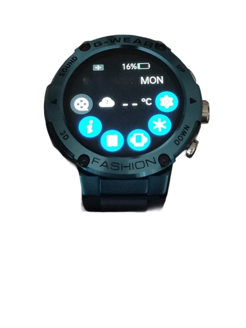 Zegarek smartwatch niebieski męski GaWear K28N iOS Zegarek smartwatch niebieski męski GaWear K28N iOS