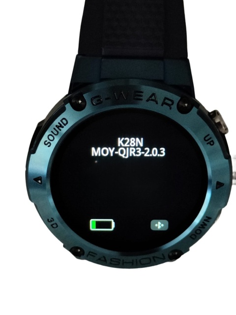 Zegarek smartwatch niebieski męski GaWear K28N iOS Zegarek smartwatch niebieski męski GaWear K28N iOS