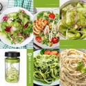 8 W 1 spiralizer tarka SPIRALNA KRAJALNICA DO WARZYW TEMPERÓWKA 8 OSTRZY