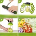 8 W 1 spiralizer tarka SPIRALNA KRAJALNICA DO WARZYW TEMPERÓWKA 8 OSTRZY