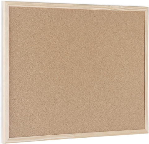 Bi-Office MC040012010 tablica korkowa rama z drewna sosnowego 60 x 45 cm Bi-Office MC040012010 tablica korkowa rama z drewna sosnowego 60 x 45 cm