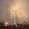 Lampa LED Gałązki Drzewko Dekoracyjne oświetlenie Drzewo Brzoza 60cm 24 Diody