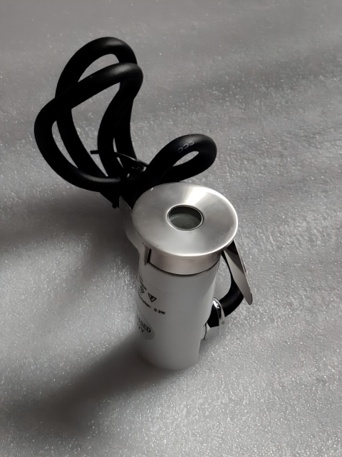 Lampa do zabudowy okrągła 1 biała dioda LED IP67 stal Lampa do zabudowy okrągła 1 biała dioda LED IP67 stal