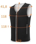 Ogrzewana Kamizelka Termiczna Grzewcza Unisex XXL Ogrzewana Kamizelka Termiczna Grzewcza Unisex XXL