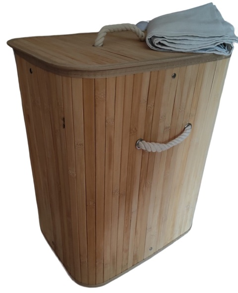 kosz na pranie ubrania zabawki organizer składany 60 l bambus kosz na pranie ubrania zabawki organizer składany 60 l bambus