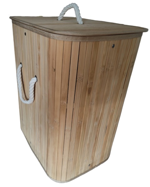kosz na pranie ubrania zabawki organizer składany 60 l bambus kosz na pranie ubrania zabawki organizer składany 60 l bambus