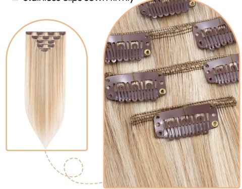NATURALNE LUDZKIE WŁOSY BLOND PASEMKA PRZEDŁUŻKI CLIP IN NATURALNE LUDZKIE WŁOSY BLOND PASEMKA PRZEDŁUŻKI CLIP IN