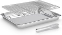 BLACHA FORMA DO PIECZENIA kratka szczypce stal nierdzewna metalowa BLACHA FORMA DO PIECZENIA kratka szczypce stal nierdzewna metalowa