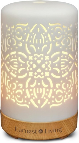 ceramiczny dyfuzor zapachów lampka kolorowe światło Earnest Living