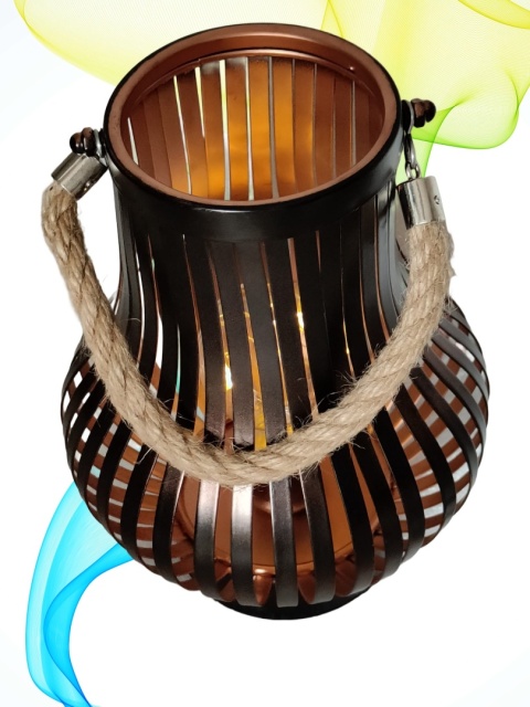 LAMPA LATARNIA metalowa na baterie latrenka świecąca lampion przenośna LAMPA LATARNIA metalowa na baterie latrenka świecąca lampion przenośna