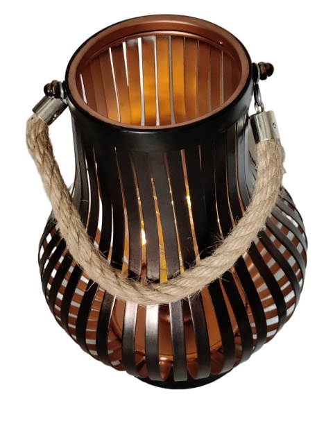 LAMPA LATARNIA metalowa na baterie latrenka świecąca lampion przenośna LAMPA LATARNIA metalowa na baterie latrenka świecąca lampion przenośna