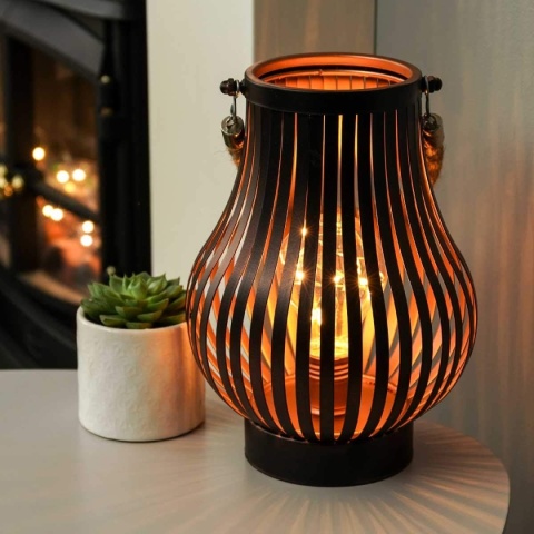 LAMPA LATARNIA metalowa na baterie latrenka świecąca lampion przenośna LAMPA LATARNIA metalowa na baterie latrenka świecąca lampion przenośna