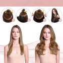 Przedłużki z włosów naturalnych Silk-co 22 cale jednoczęściowe clip