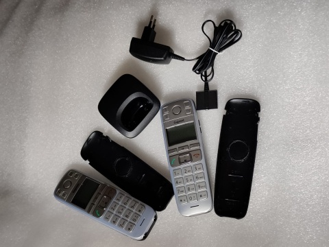 2x Słuchawka dodatkowa Gigaset E500H telefon dla seniora PL