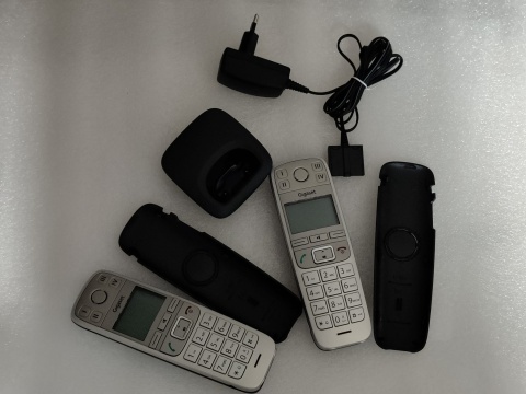 2x Słuchawka dodatkowa Gigaset E500H telefon dla seniora PL