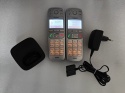 2x Słuchawka dodatkowa Gigaset E500H telefon dla seniora PL