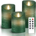 3x ŚWIECA woskowa led pilot RUCHOMY PŁOMIEŃ świeczka świeczki świece 3x ŚWIECA woskowa led pilot RUCHOMY PŁOMIEŃ świeczka świeczki świece