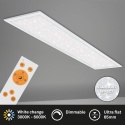 Briloner Leuchten Plafon Sufitowy LED 30 x 120 cm pilot biały OPIS