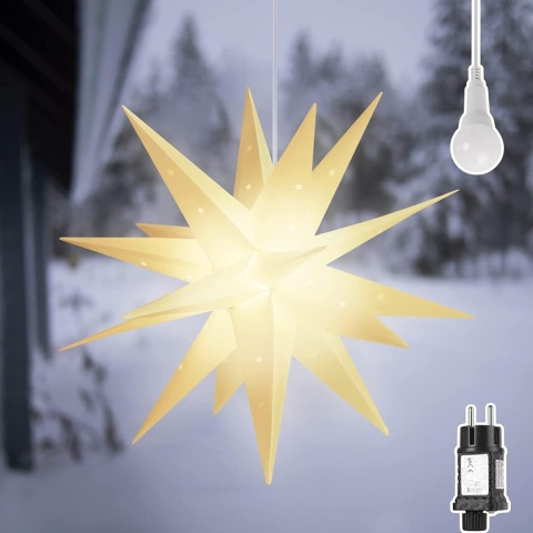 GWIAZDA SALCAR 60 cm świecąca gwiazdka 3D LED GWIAZDA SALCAR 60 cm świecąca gwiazdka 3D LED