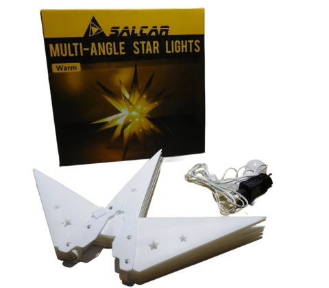 GWIAZDA SALCAR 60 cm świecąca gwiazdka 3D LED GWIAZDA SALCAR 60 cm świecąca gwiazdka 3D LED