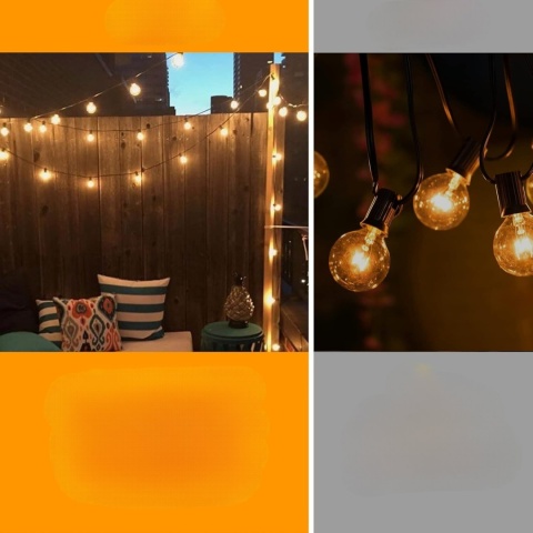 Girlanda Ogrodowa Lampki Żarówki Kule 15m 45 ogrodowe łańcuch Girlanda Ogrodowa Lampki Żarówki Kule 15m 45 ogrodowe łańcuch