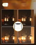 Linkind Żarówka LED Smart WiFi Edison Vintage 2 szt ściemniana