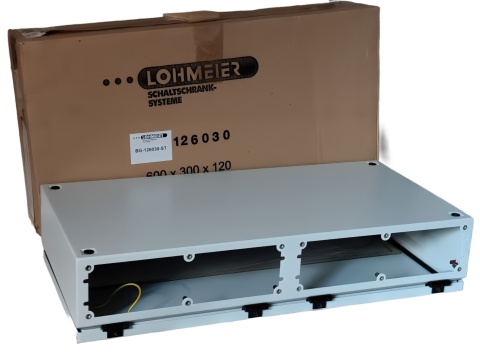 Obudowa z szyną BG Lohmeier szafy sterowniczej RAL 60x 30 x12 cm