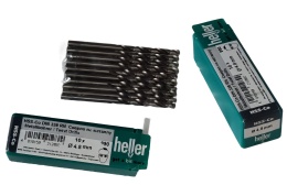 Heller wiertła spiralne HSS Co do metalu kręte wiertło 10 szt 4,8 mm