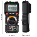 Cyfrowy multimetr z gniazdami LED miernik natężenia prądu temperatury
