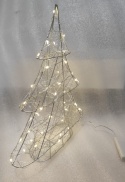 METALOWA CHOINKA DEKORACJA ŚWIĄTECZNA LED 39CM drzewko METALOWA CHOINKA DEKORACJA ŚWIĄTECZNA LED 39CM drzewko