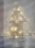 METALOWA CHOINKA DEKORACJA ŚWIĄTECZNA LED 39CM drzewko METALOWA CHOINKA DEKORACJA ŚWIĄTECZNA LED 39CM drzewko