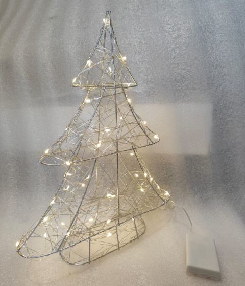 METALOWA CHOINKA DEKORACJA ŚWIĄTECZNA LED 39CM drzewko METALOWA CHOINKA DEKORACJA ŚWIĄTECZNA LED 39CM drzewko