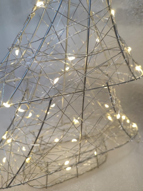 METALOWA CHOINKA DEKORACJA ŚWIĄTECZNA LED 39CM drzewko METALOWA CHOINKA DEKORACJA ŚWIĄTECZNA LED 39CM drzewko