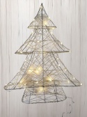 METALOWA CHOINKA DEKORACJA ŚWIĄTECZNA LED 39CM drzewko METALOWA CHOINKA DEKORACJA ŚWIĄTECZNA LED 39CM drzewko