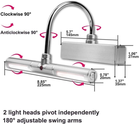 LAMPA KINKIET PODŚWIETLENIE OBRAZÓW PILOT galeryjna LAMPA KINKIET PODŚWIETLENIE OBRAZÓW PILOT galeryjna