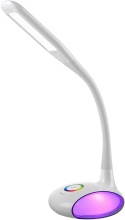 biała lampka nocna biurkowa regulacja jasności diody led rgb biała lampka nocna biurkowa regulacja jasności diody led rgb