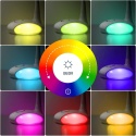 biała lampka nocna biurkowa regulacja jasności diody led rgb biała lampka nocna biurkowa regulacja jasności diody led rgb