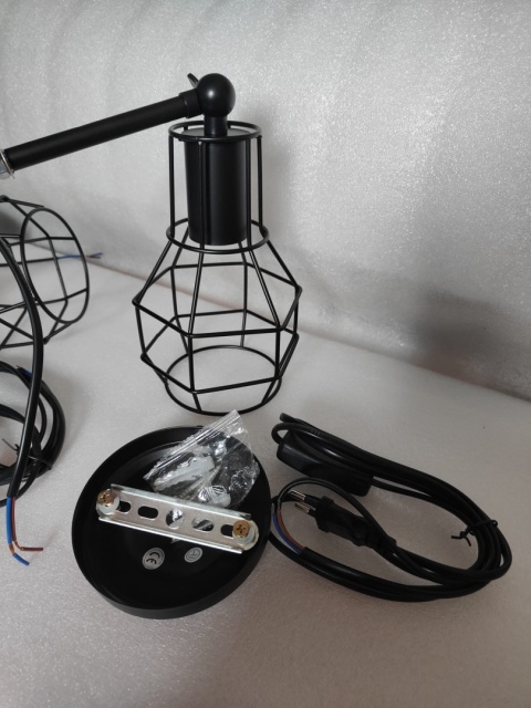 KINKIET ŚCIENNY ZESTAW Z WYŁĄCZNIKIEM 2 SZTUKI LAMPA INDUSTRIALNA KLATKA KINKIET ŚCIENNY ZESTAW Z WYŁĄCZNIKIEM 2 SZTUKI LAMPA INDUSTRIALNA KLATKA