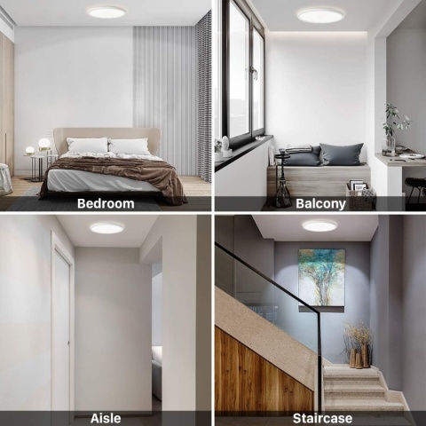 IP 44 PLAFON LED PANEL OKRĄGŁA LAMPA SUFITOWA ŁAZIENKA PIWNICA BIURO POKÓJ IP 44 PLAFON LED PANEL OKRĄGŁA LAMPA SUFITOWA ŁAZIENKA PIWNICA BIURO POKÓJ