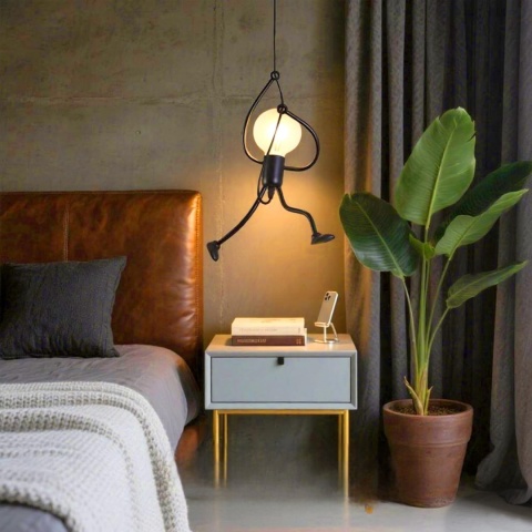 ludzik humanoid lampa wisząca żyrandol oświetlenie wiszące DESIGN LOFT ludzik humanoid lampa wisząca żyrandol oświetlenie wiszące DESIGN LOFT