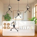 ludzik humanoid lampa wisząca żyrandol oświetlenie wiszące DESIGN LOFT ludzik humanoid lampa wisząca żyrandol oświetlenie wiszące DESIGN LOFT